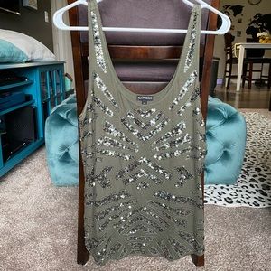 Express dressy tank top blouse